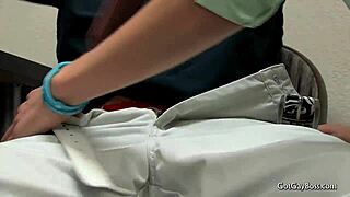 dylan chambers, you’re killing it sucking and banging in the office