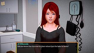 my new family 466 explores erotic anime game with redhead teen 18+
