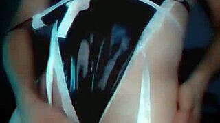 Ever Seen a Busty Shemale Maid in Cosplay? Watch Her Flex and Tease!