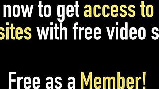 sunny lane's huge tits in lingerie while rubbing her shaved pussy solo