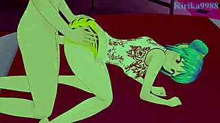 3D animated hentai with big-boobed Urusei Yatsura in steamy scene