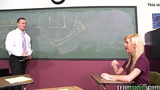 kaley hilton with braces gets fucked hard in the classroom
