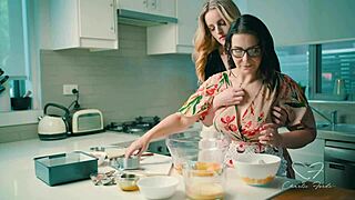 hey, check out charlie forde teasing chasey in the kitchen, full vid on xred