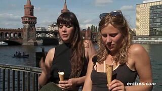 Blake and lindsey enjoy ice cream then each other