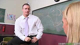 kaley hilton with braces gets fucked hard in the classroom