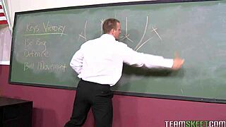 kaley hilton with braces gets fucked hard in the classroom