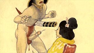 Vintage erotic drawings reveal hidden desires in retro hentai style