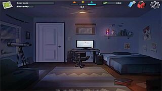 Detailed Scene From Summer Time Saga UNC Part 15 In Anime Style.