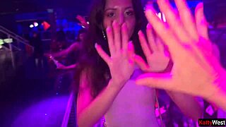 Fucked Cutie in All Holes in Nightclub Toilet