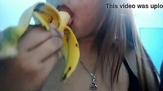 Wanna see seductive banana teasing?