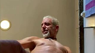 blonde neighbor drops by and straps on