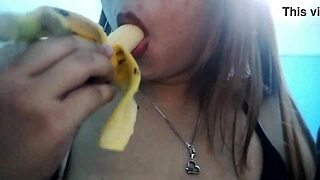 Wanna see seductive banana teasing?