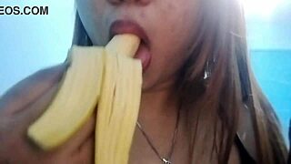 Wanna see seductive banana teasing?