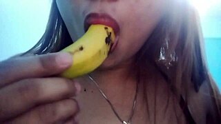 Wanna see seductive banana teasing?
