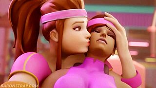 Anime hentai features detailed lesbian training in 3d porn scenes.