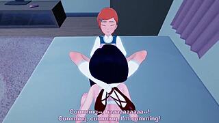 Violet parr engages in threesome competition