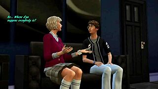 Sims 4 Clone Orgies with Shemale Milf and Interracial Granny Action
