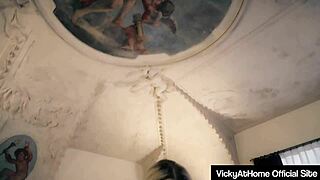 milf blonde vicky vette rubs juicy pussy hard to orgasm