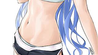 Minah's humiliating blackmail with socks and sneakers in hentai JOI