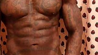 Hallelujah Johnson's big black hairy dick worship in anarchy