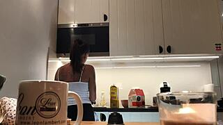 Hey Sylvia, Why So Braless in the Kitchen?