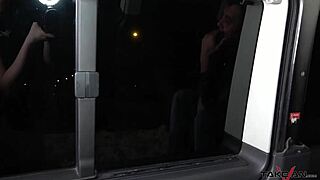 night fuck with lost babe in the car?