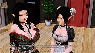 I Explore Harem Hotel 35 In This Anime Game