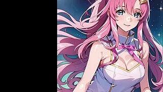 Hey, check out this uncensored Japanese hentai music video with Lacus & Meer!