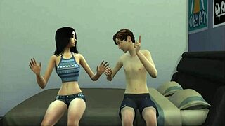 Mi Prima Me Pide Disculpas Chupando Mi Polla y Rompiendo Culo