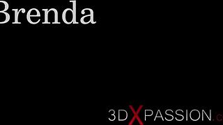 Hot sexy black girl with pigtails gets assfucked hard in glory hole.