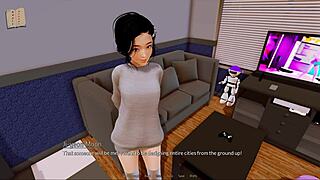 Harem Hotel 419: Cute Curvy Anime Girl with Fat Tits