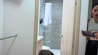 Hey, wanna watch two Colombian lesbians get wild at an Airbnb? They kiss and finger in public!