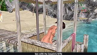 i'm so into this 3d cartoon sex story at the beach