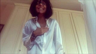 Step mom discovers hidden panties, feels betrayed.