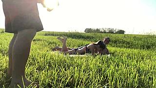 Damn, banging this skinny blonde Russian backstage is pure fire!