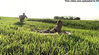 Damn, banging this skinny blonde Russian backstage is pure fire!