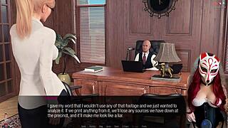 jessica oneil's hard news episode with see-through lingerie