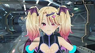 in shangri-la drive, brenda sr+ performs as akiakane's idol with inner voice, hentai style.