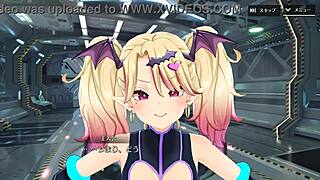 in shangri-la drive, brenda sr+ performs as akiakane's idol with inner voice, hentai style.