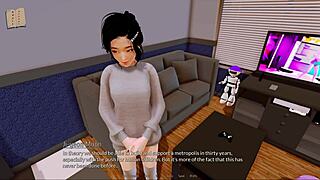 Harem Hotel 419: Cute Curvy Anime Girl with Fat Tits