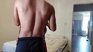 hard banging my curvy morocha stepsister from behind