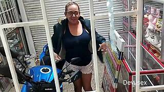 Feeling the thrill of being caught masturbating behind bars