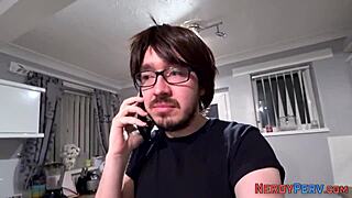 i real newbie rides nerd's dick gently