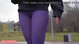 Jeny Smith Pantyhose Workout Feels So Hot