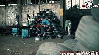 German Curvy Milf Gets Banged In Gangbang