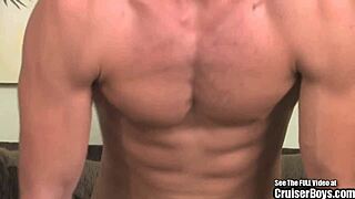 rusty and steve flex muscles at beach hangout