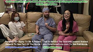 New Hooters girl Blaire Celeste faces humiliating exam by Dr. Stacy Shepard. Can she sling wings after this?