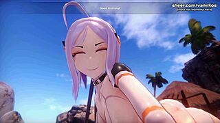 yo, this hot anime elf teen gave me an epic titjob after sitting on my face with her tight pussy!