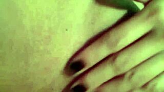 I say, 'Feel my wet pussy.'