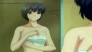 oh wow, this shy anime yuri gets her pussy pounded hard!